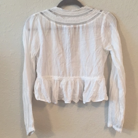 Free People Oberoi Boho Cropped Blouse - Picture 9 of 11